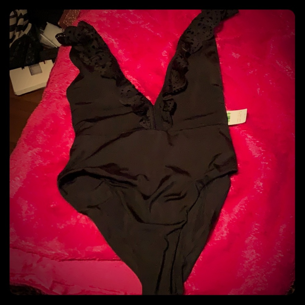 Brand new black bathing suit juniors size large.